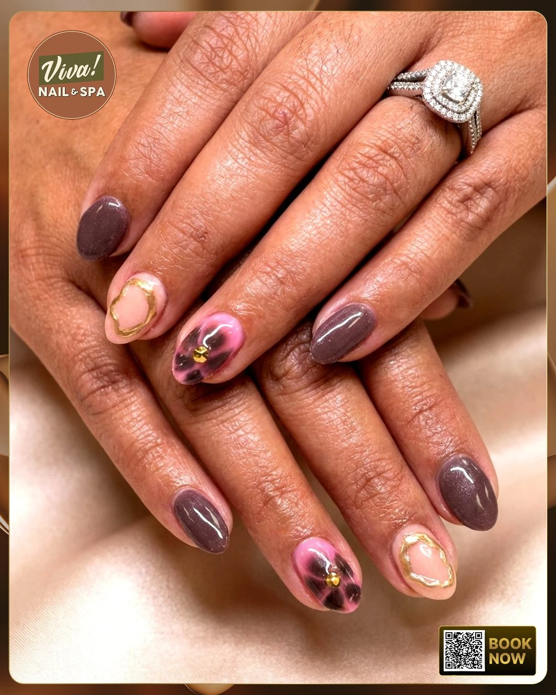 nail art by Viva Nail Spa Bentonville